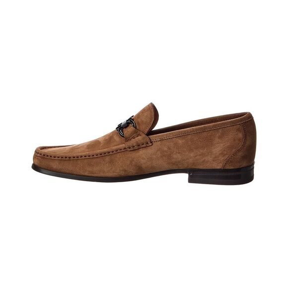 Ferragamo Grandioso 2 Suede Loafer, Brown
